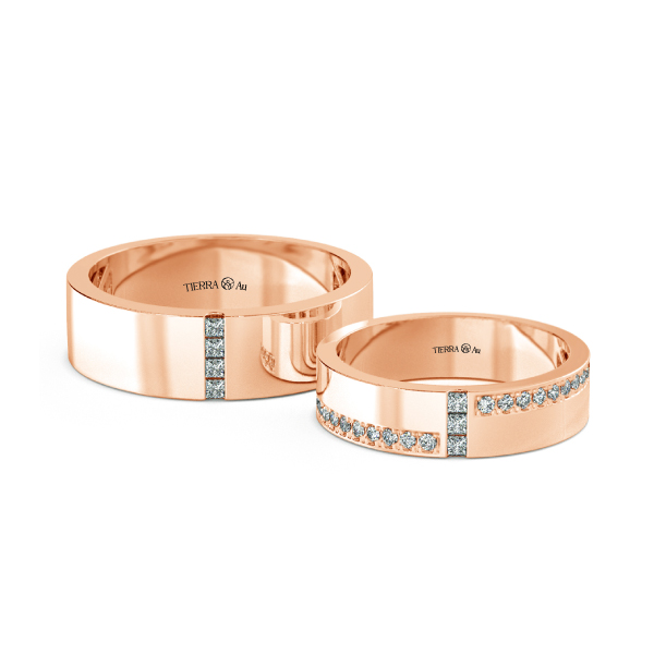Modern Wedding Band Set NCC2024 1
